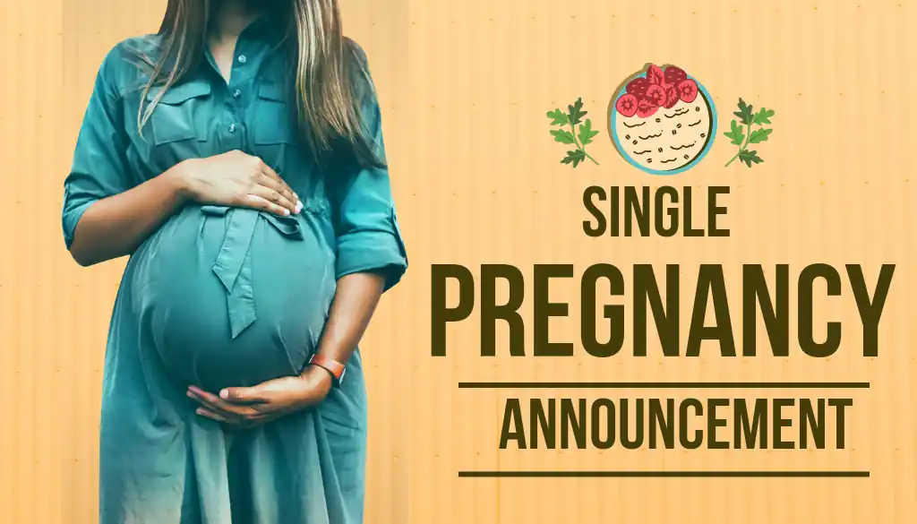 single mom pregnancy announcements ideas