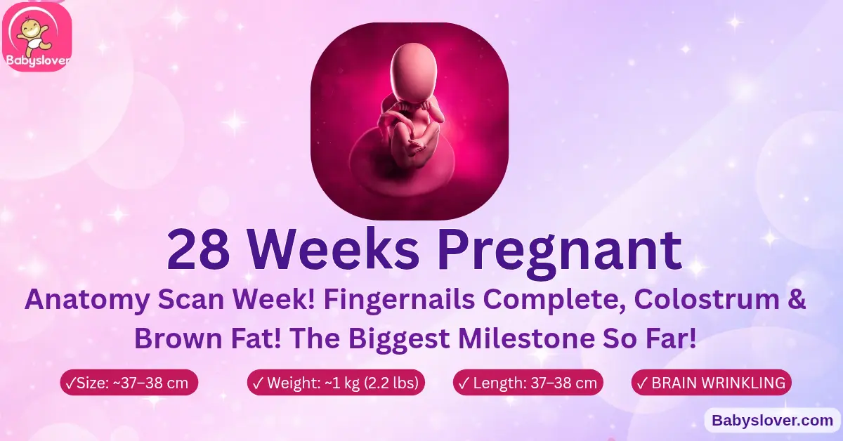 28 weeks pregnant baby size symptoms and development guide
