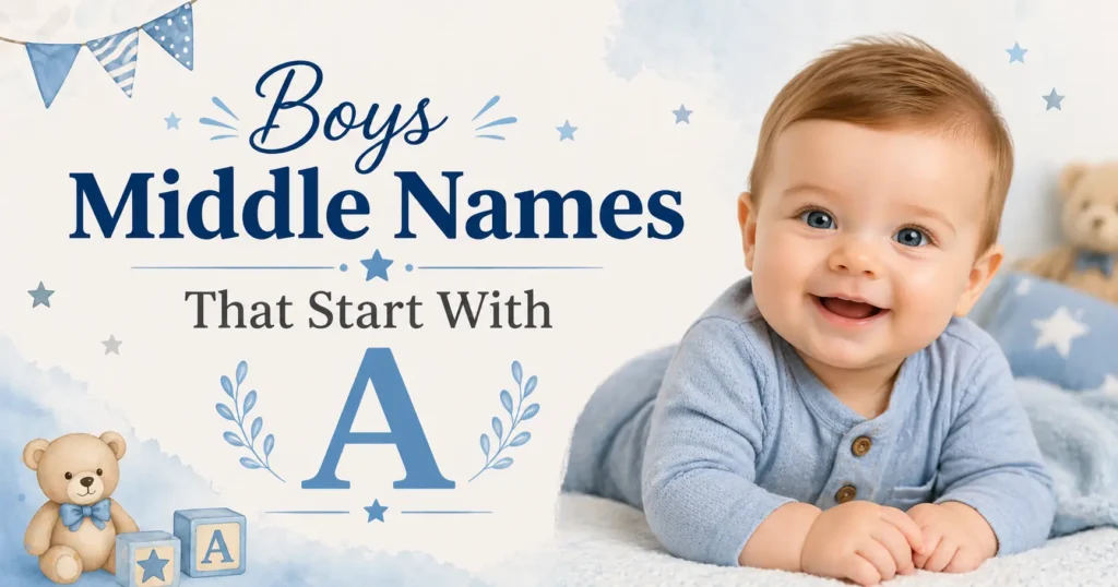 boys middle names that start with A list with meanings modern and classic baby boy name