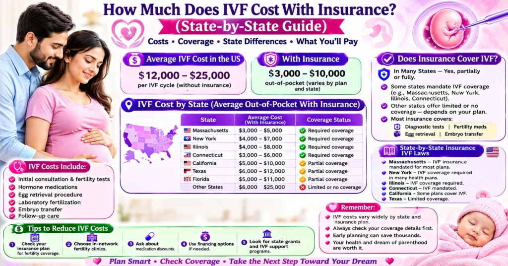 How Much Does IVF Cost With Insurance State-by-State Guide