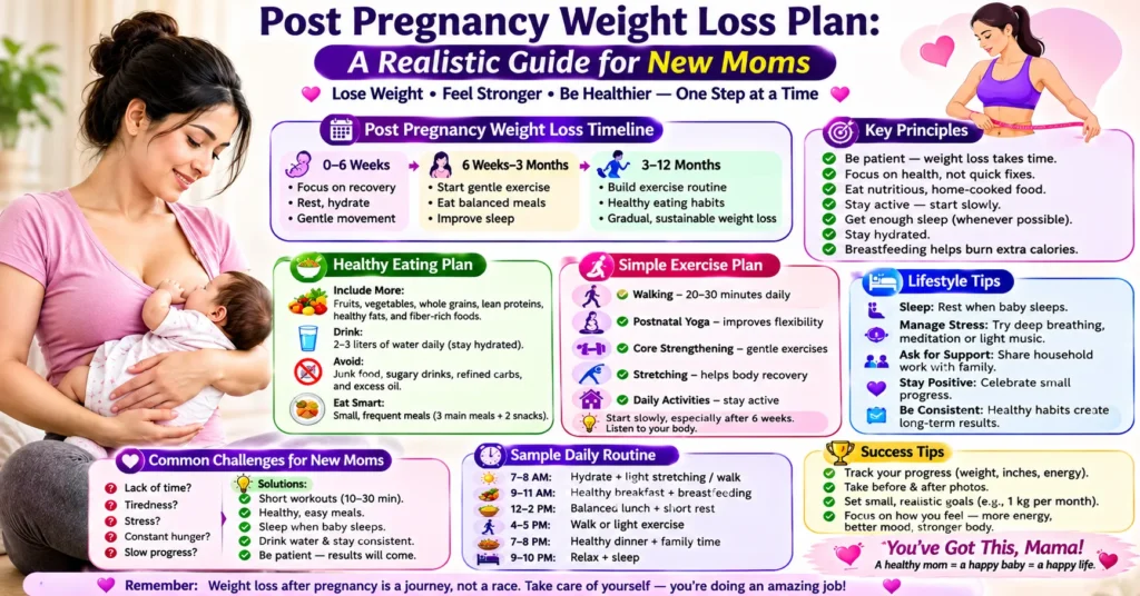 Post Pregnancy Weight Loss Plan A Realistic Guide for New Moms