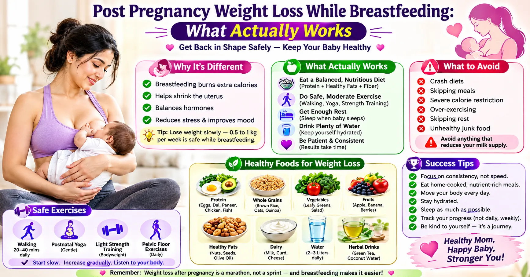 Post Pregnancy Weight Loss While Breastfeeding What Actually Works